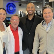 Catalyst Fitness owners Amy and Joe Bueme with Apex MD Chief Medical Officer Dr. Jim Bowen and Apex MD Founder and CEO Randall Hunt
